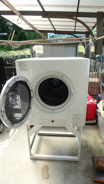 Rinnaiのガス衣類乾燥機 「乾太くん」を、お試し設置してきました