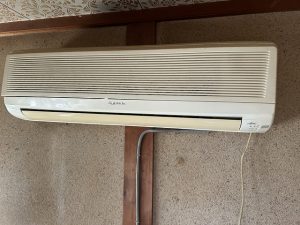 27年経過した富士通製ルームエアコンを、三菱 霧ヶ峰に取替えました 