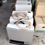 レンタルファンヒーターの返却と掃除です。