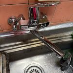 台所用混合水栓の取替