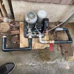 地下水ポンプを取替えてきました