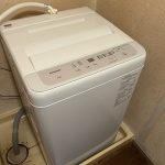 故障した全自動洗濯機を新しい物に取替えてきました！