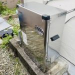 石油給湯機付ふろがまのお取替え!