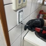 埋め込み型コンセントの取替工事