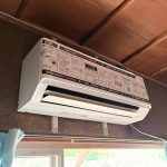 エアコンとコンセント取付の巻
